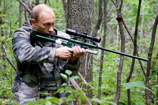 Putin střílí